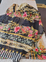 Indian Cotton Stitched Embroidery Suit Ready To Ship