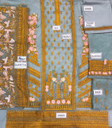 Pakistani Stitched Embroidery Party Wear Dresses Ready To Ship