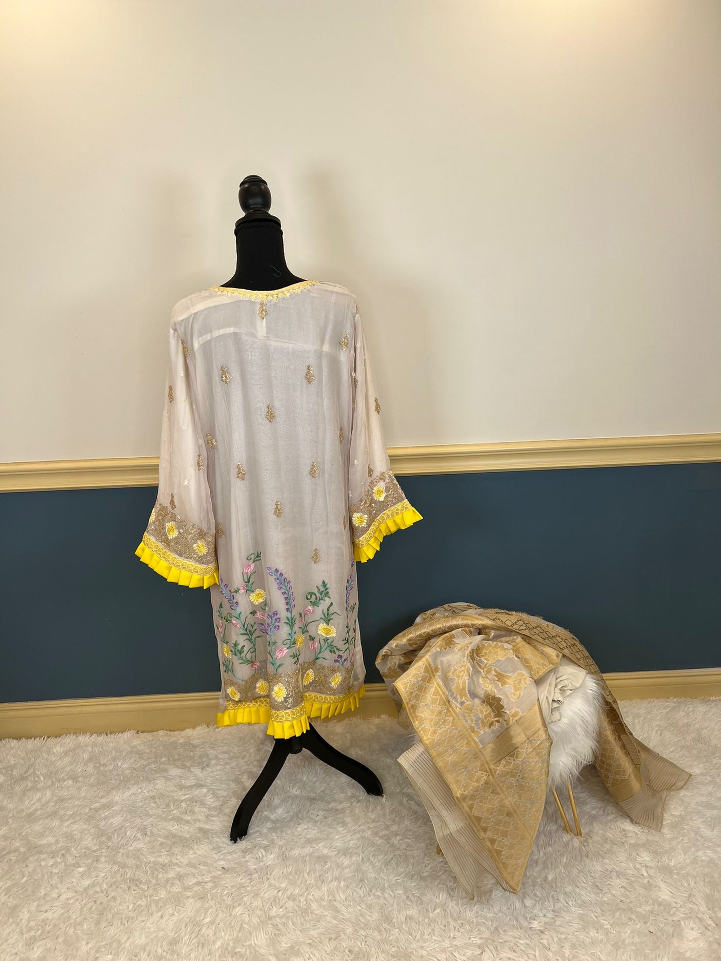 Pakistani Stitched Embroidery Party Wear Dresses Ready To Ship