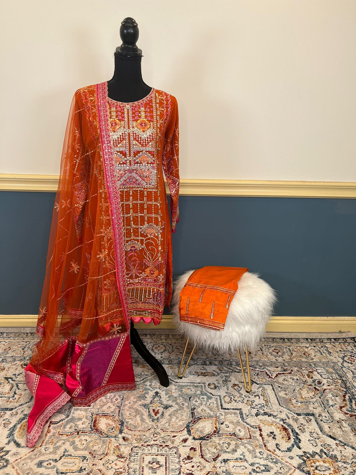 Pakistani Embroidered Party wear Ready To Ship