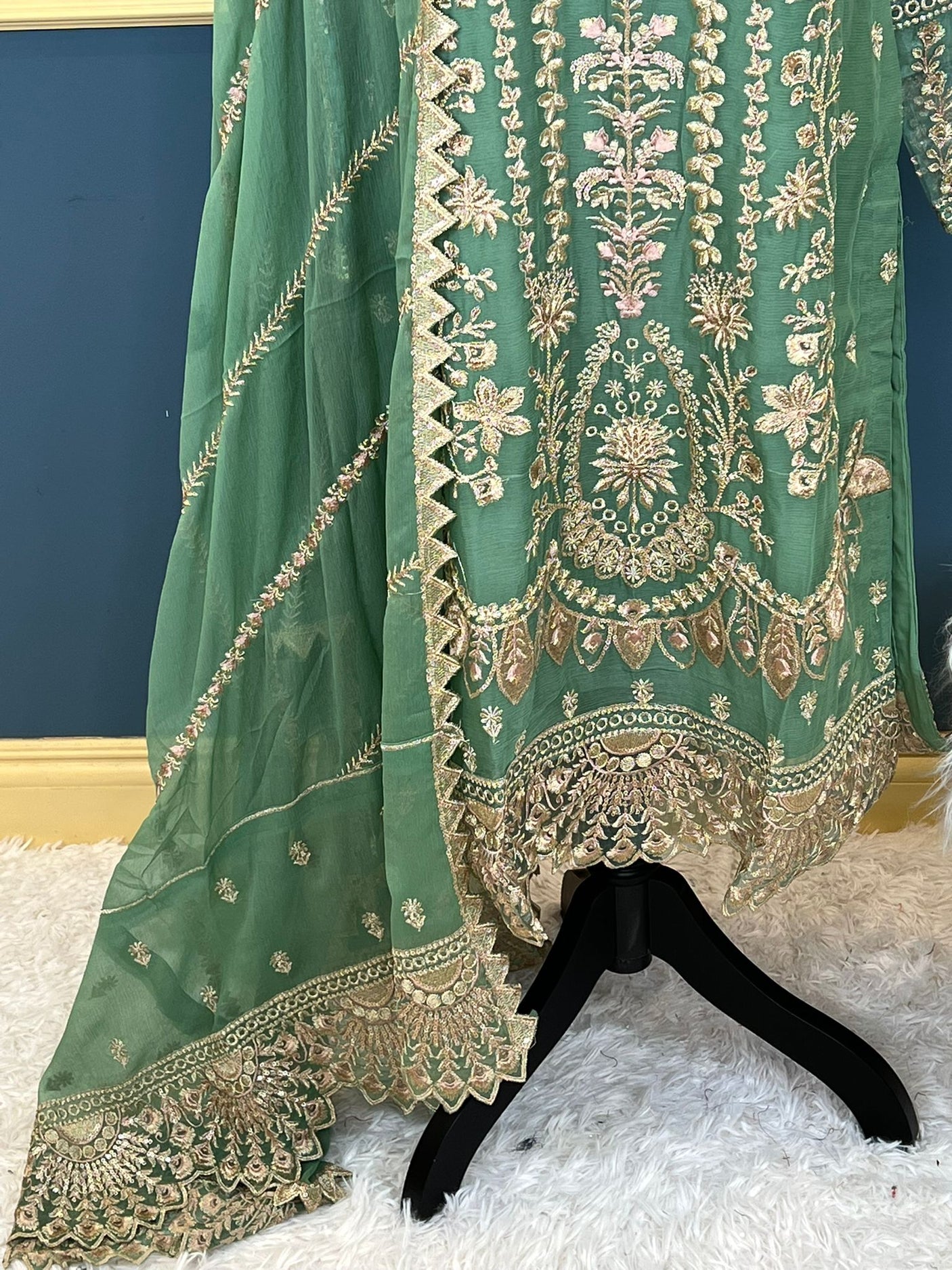 Pakistani Embroidered Party wear  Ready To Ship