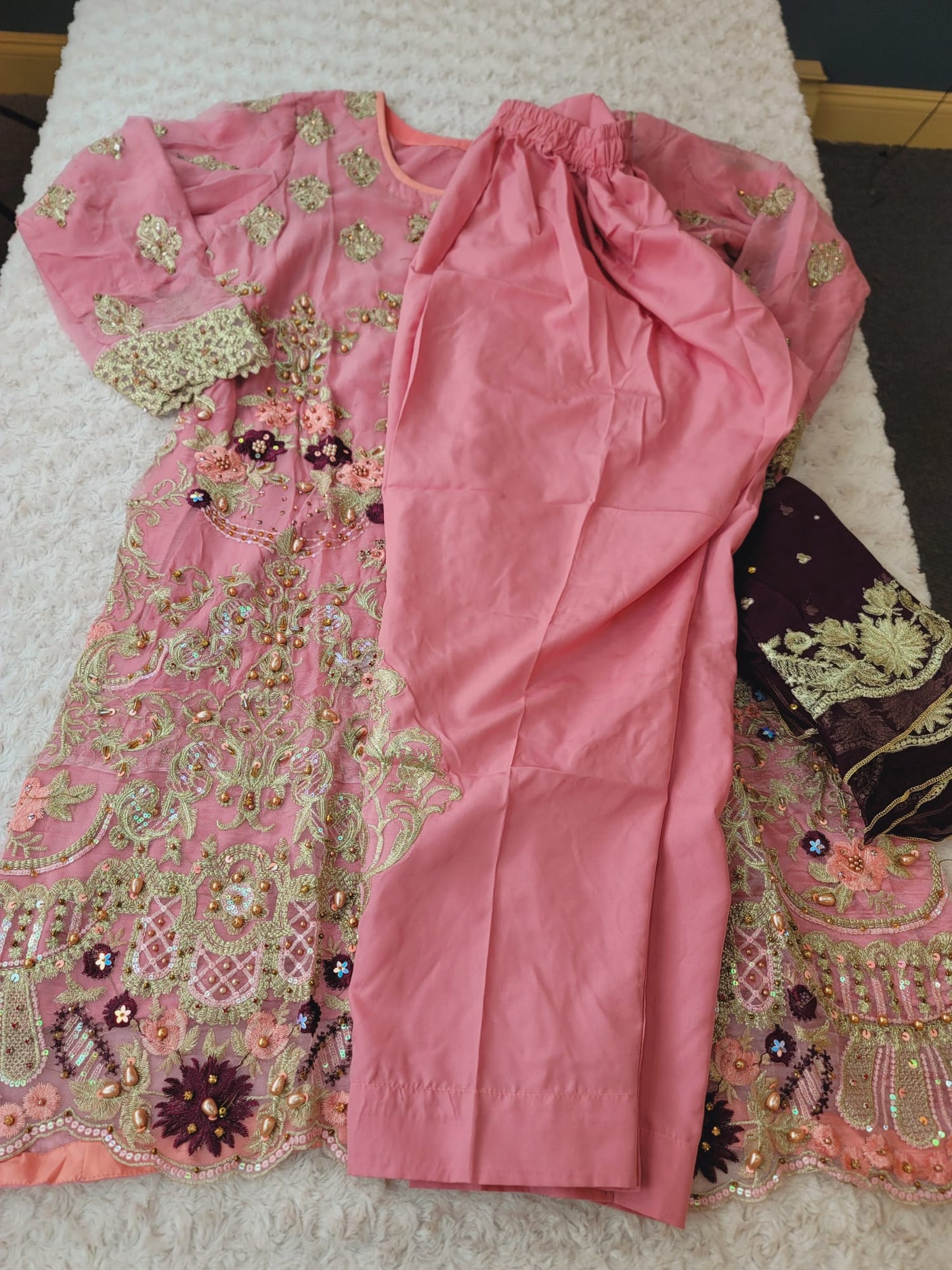 Pakistani Stitched Embroidery Party Wear Dresses Ready To Ship