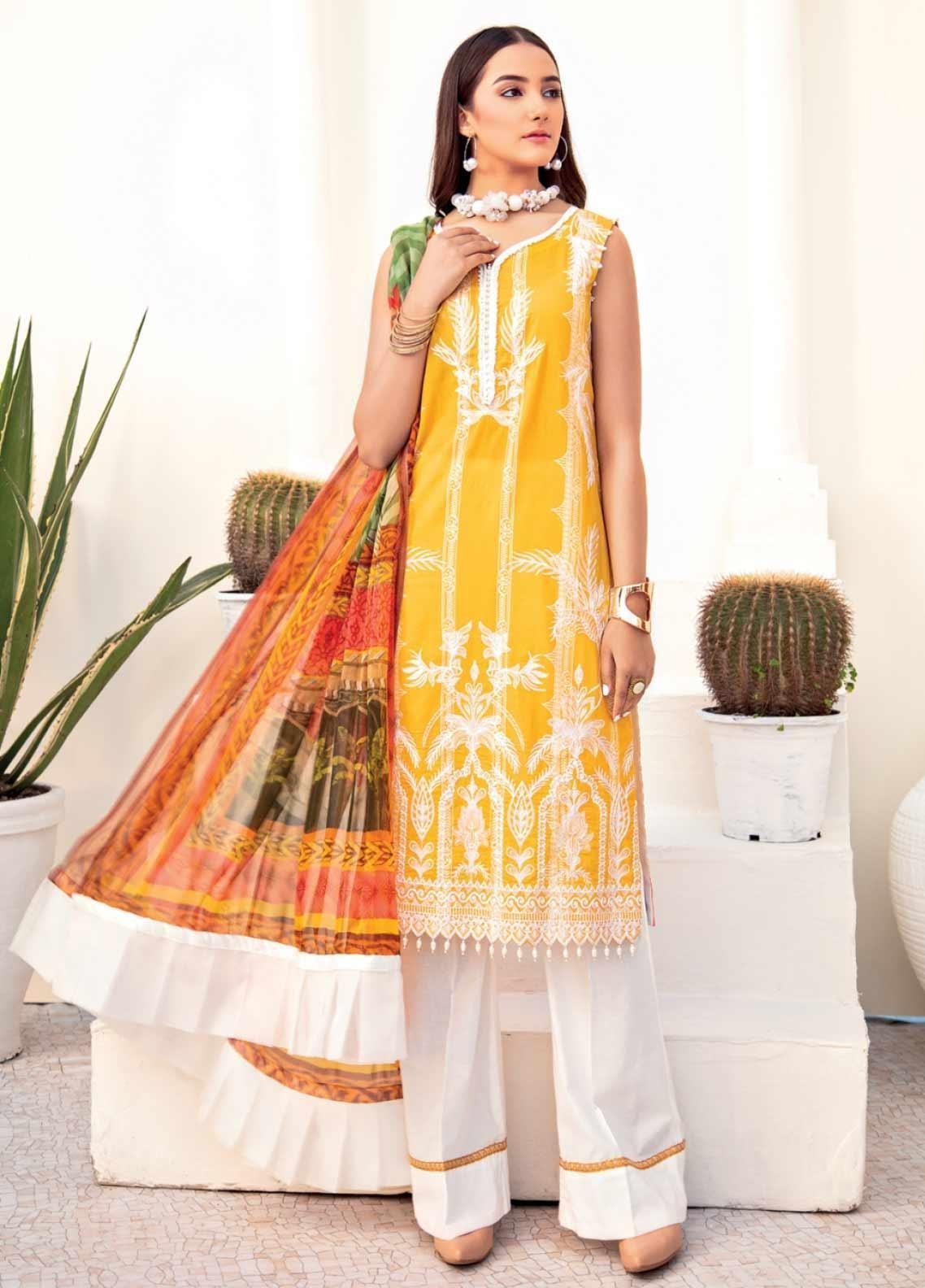 Iznik Embroidered Lawn 100% Original