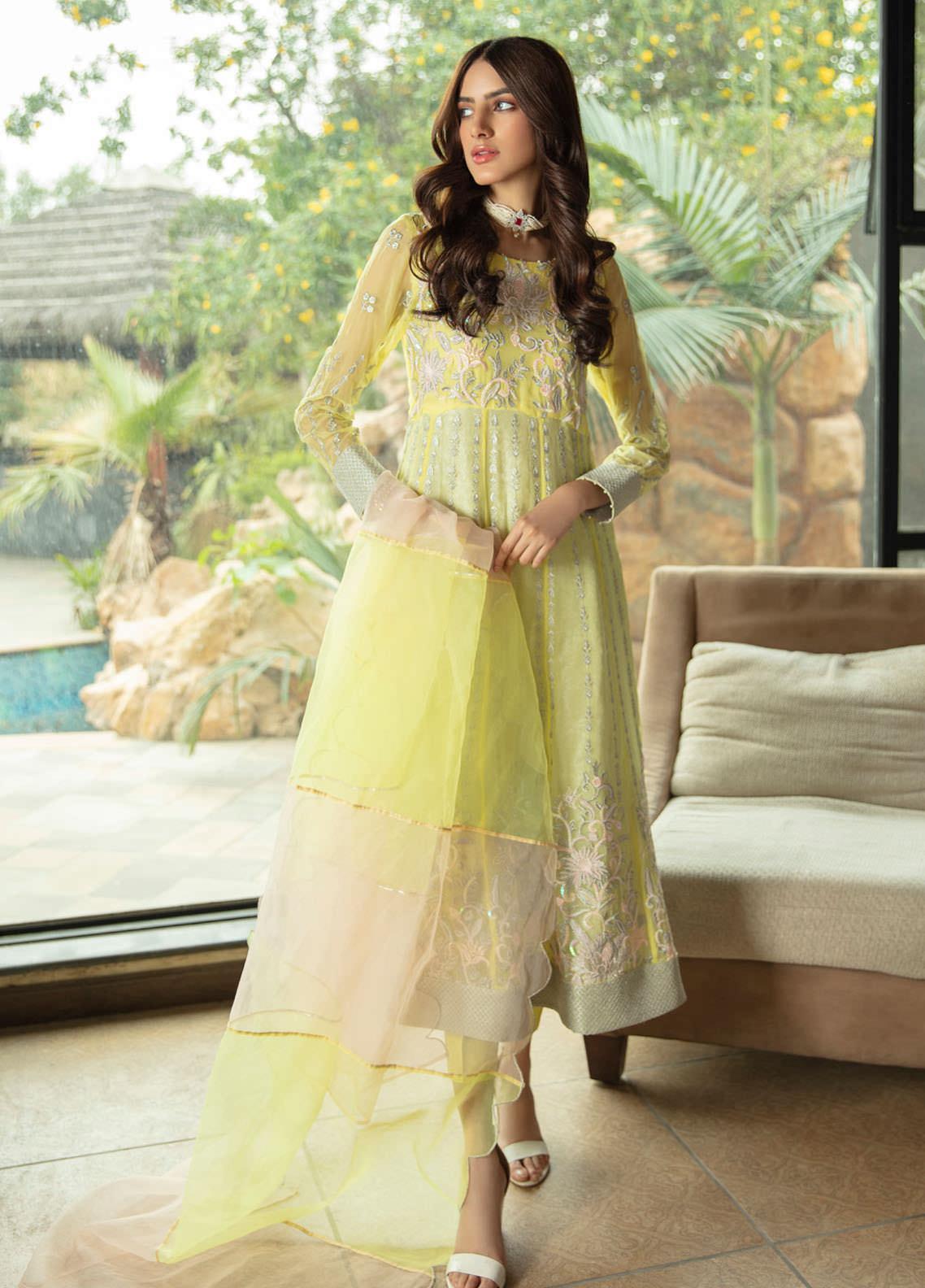 Jannan by Riaz Arts Festive Embroidered Chiffon Collection 2021 - 100% Original Guaranteed