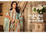 Johra Gulya  Embroidered Digital Printed Lawn-100% Original Guaranteed