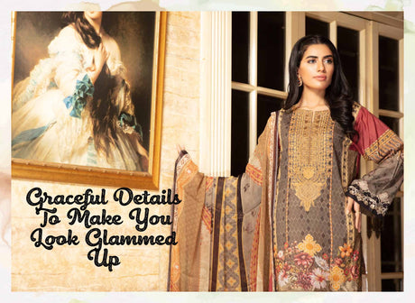 Johra Gulya  Embroidered Digital Printed Lawn-100% Original Guaranteed