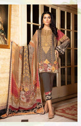 Johra Gulya  Embroidered Digital Printed Lawn-100% Original Guaranteed