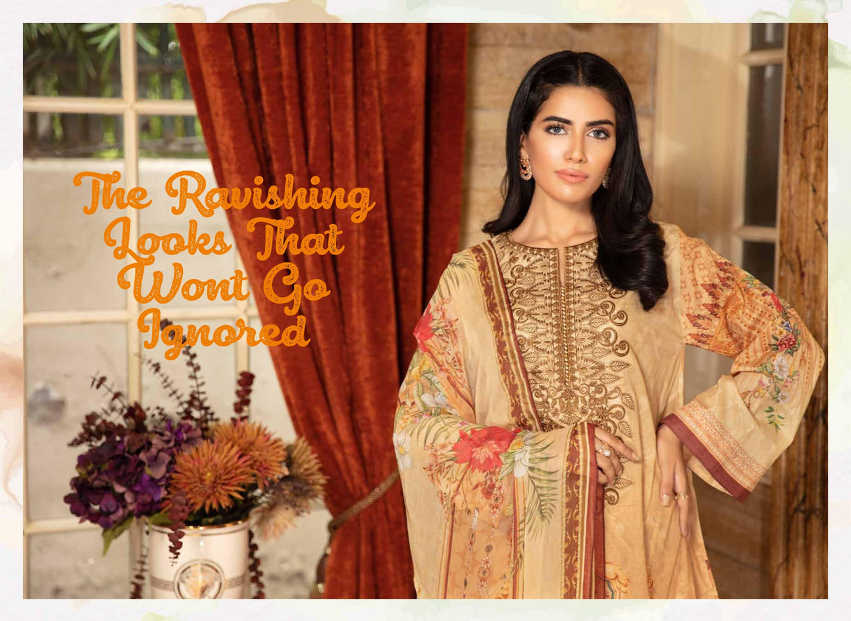 Johra Gulya  Embroidered Digital Printed Lawn-100% Original Guaranteed
