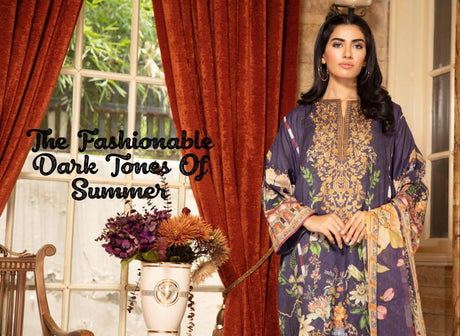 Johra Gulya  Embroidered Digital Printed Lawn-100% Original Guaranteed