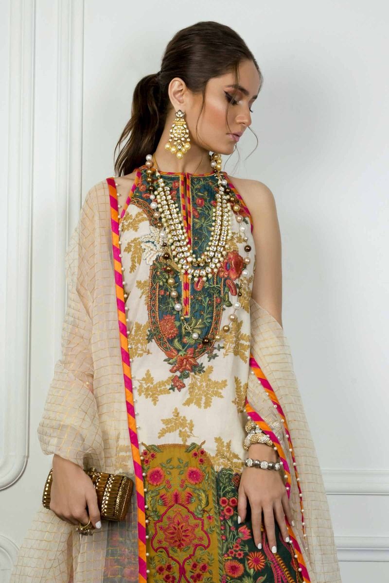Sana Safinaz Muzlin Luxury Lawn-100% Original Guaranteed