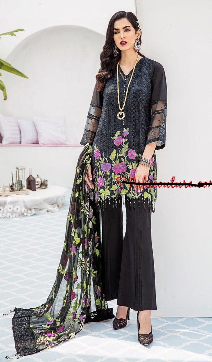 Nureh by Riaz Arts Embroidered Lawn
