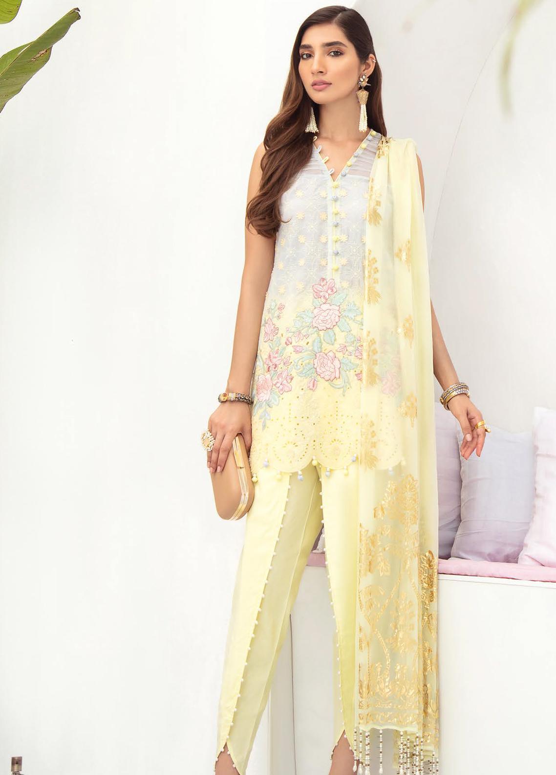 Nureh by Riaz Arts Embroidered Lawn