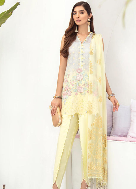 Nureh by Riaz Arts Embroidered Lawn