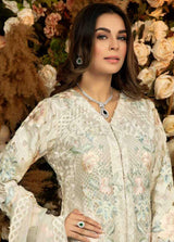 Rosa Blanca Luxury Embroidered Collection 2021 by Adan's Libas -100% Original Guaranteed