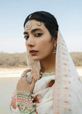 Zara Shahjahan Embroidered Jacquard 100% Original